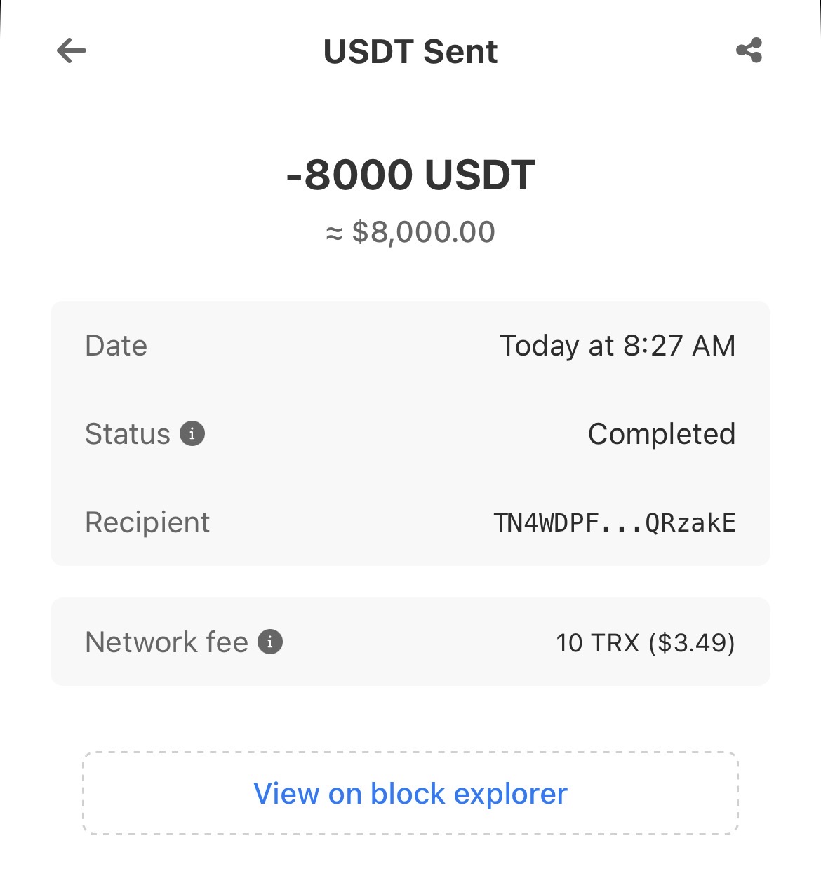 Transaction Highlight