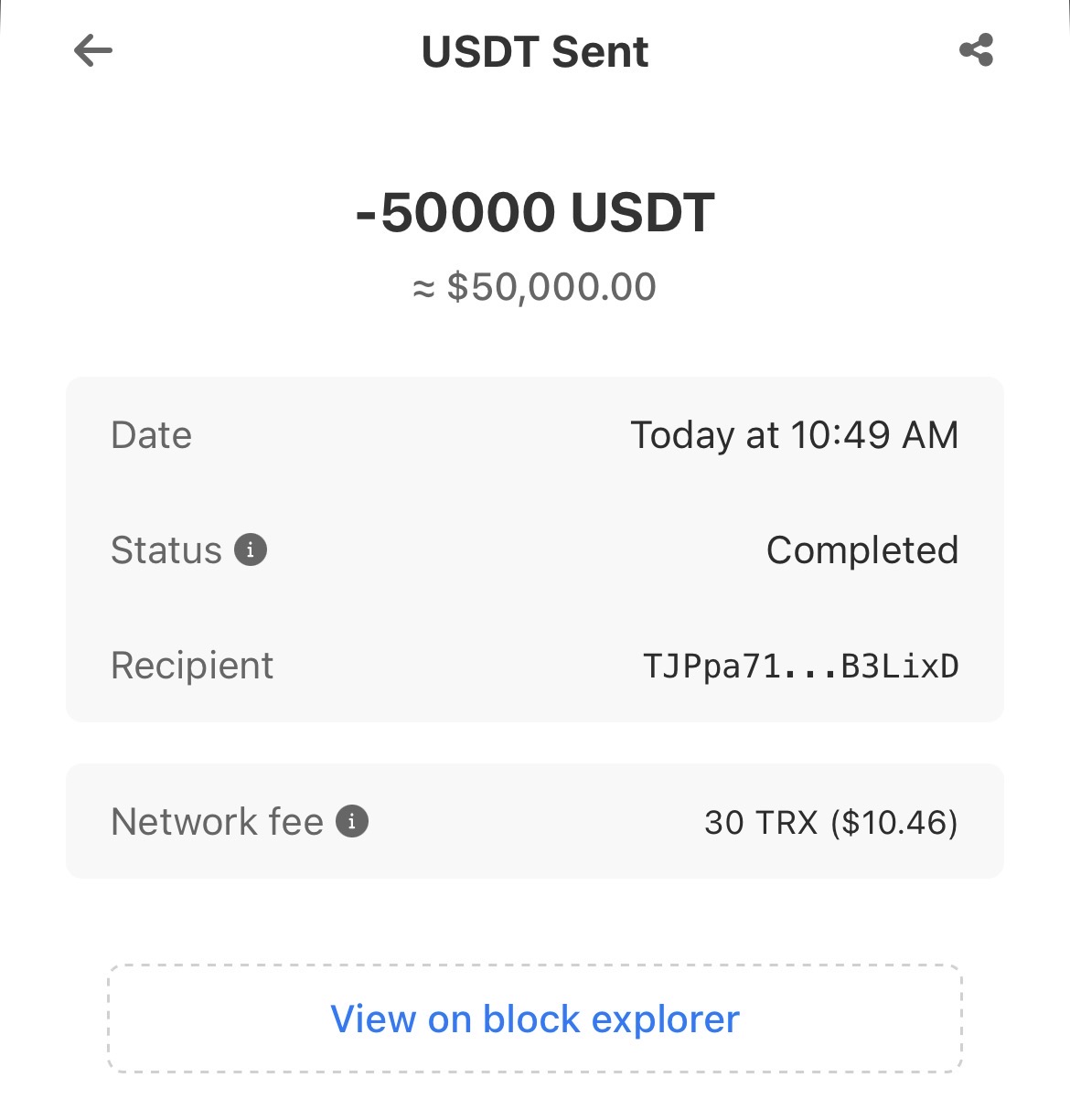 Transaction Highlight